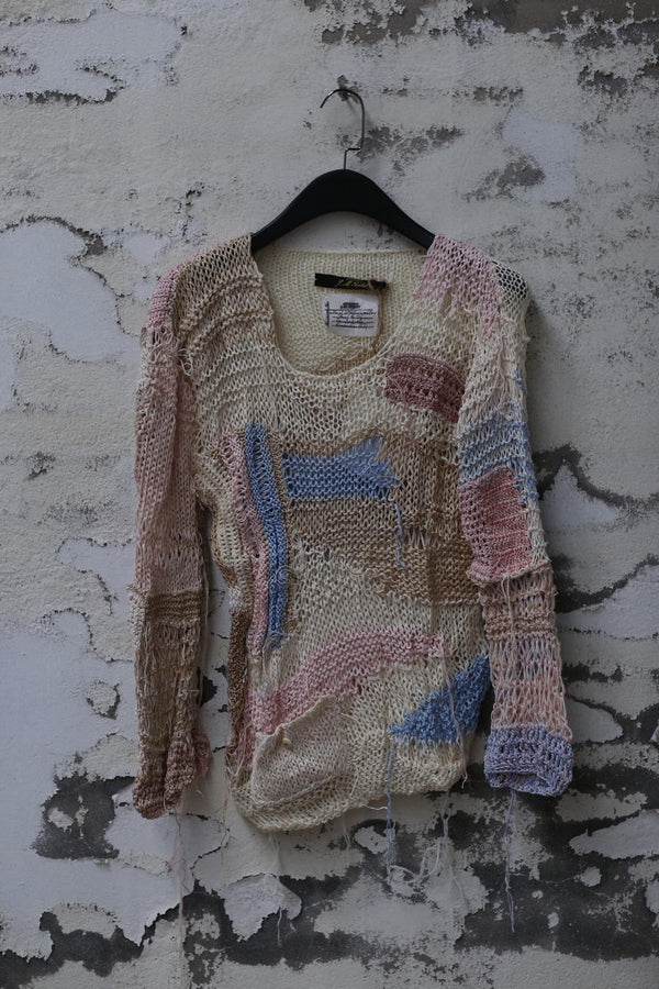 ARCHIVIO J.M.Ribot Crochet Hand Crochet Sweater KN46